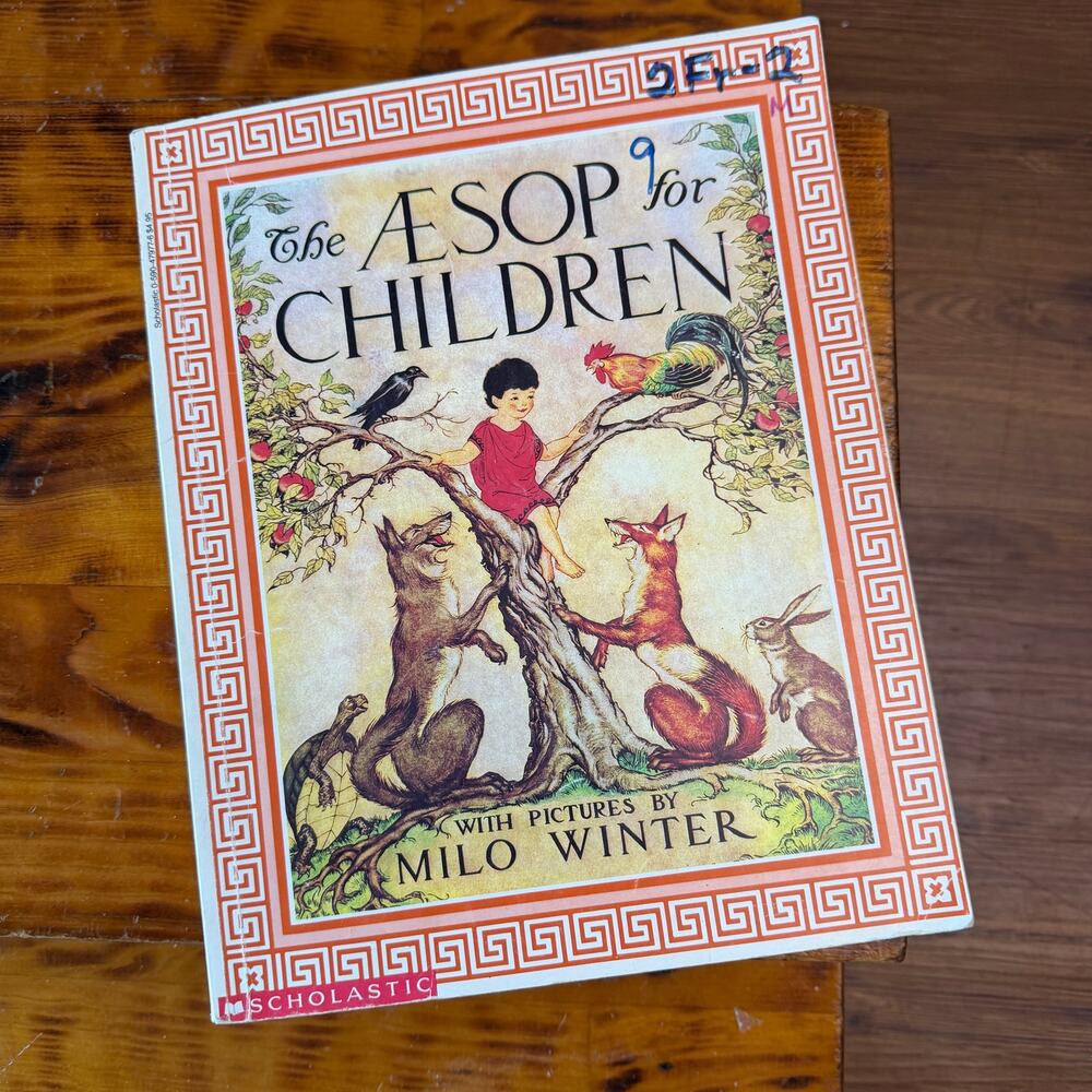 Vintage 1994 The Aesop For Children 126 Classic Fables Paperback Book